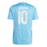 Camiseta Bélgica Romelu Lukaku #10 Segunda Equipación Replica Eurocopa 2024 mangas cortas